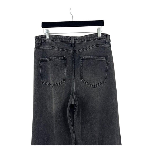 GB Size 13 Black Distressed Straight Leg Mom Jeans New - Picture 4 of 5